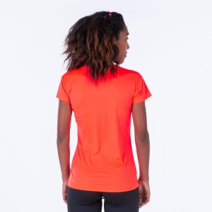 JOMA RECORD II SHORT SLEEVE T-SHIRT FLUOR CORAL