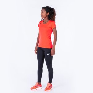 JOMA RECORD II SHORT SLEEVE T-SHIRT FLUOR CORAL
