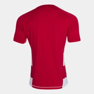 JOMA PRORUGBY II SHORT SLEEVE T-SHIRT RED WHITE