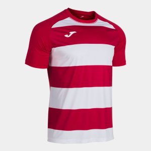 JOMA PRORUGBY II SHORT SLEEVE T-SHIRT RED WHITE