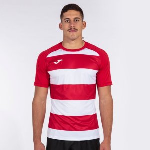 JOMA PRORUGBY II SHORT SLEEVE T-SHIRT RED WHITE