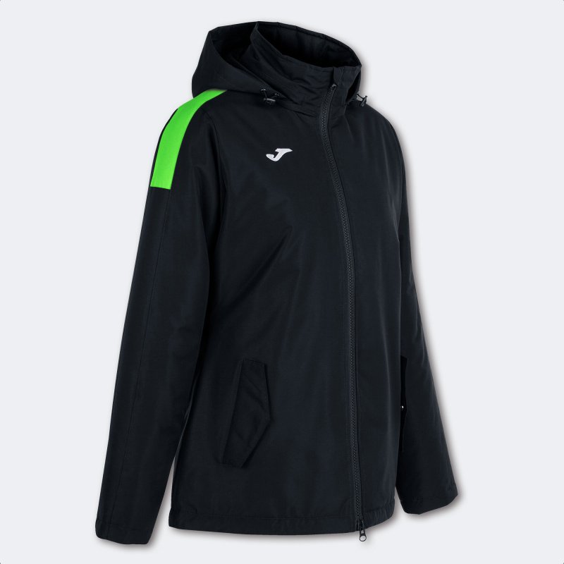 JOMA TRIVOR ANORAK BLACK FLUOR GREEN