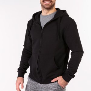 JOMA JUNGLE ZIP-UP HOODIE BLACK