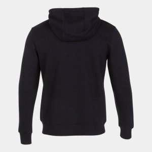 JOMA JUNGLE ZIP-UP HOODIE BLACK