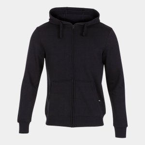 JOMA JUNGLE ZIP-UP HOODIE BLACK