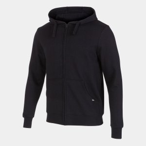 JOMA JUNGLE ZIP-UP HOODIE BLACK