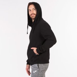 JOMA JUNGLE ZIP-UP HOODIE BLACK