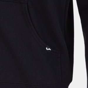 JOMA JUNGLE ZIP-UP HOODIE BLACK