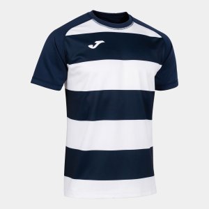 JOMA PRORUGBY II SHORT SLEEVE T-SHIRT NAVY WHITE