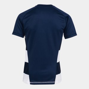 JOMA PRORUGBY II SHORT SLEEVE T-SHIRT NAVY WHITE