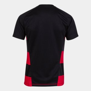 JOMA PRORUGBY II SHORT SLEEVE T-SHIRT BLACK RED