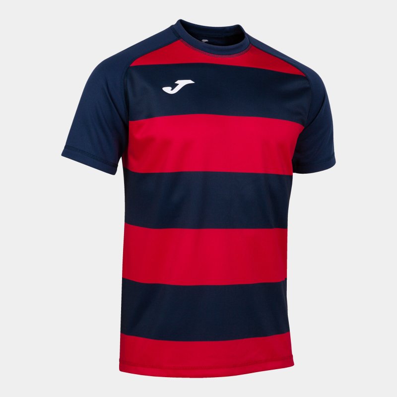 JOMA PRORUGBY II SHORT SLEEVE T-SHIRT NAVY RED
