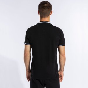 JOMA CONFORT II SHORT SLEEVE POLO BLACK