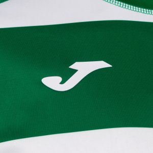 JOMA PRORUGBY II SHORT SLEEVE T-SHIRT GREEN WHITE