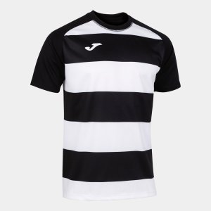 JOMA PRORUGBY II SHORT SLEEVE T-SHIRT BLACK WHITE