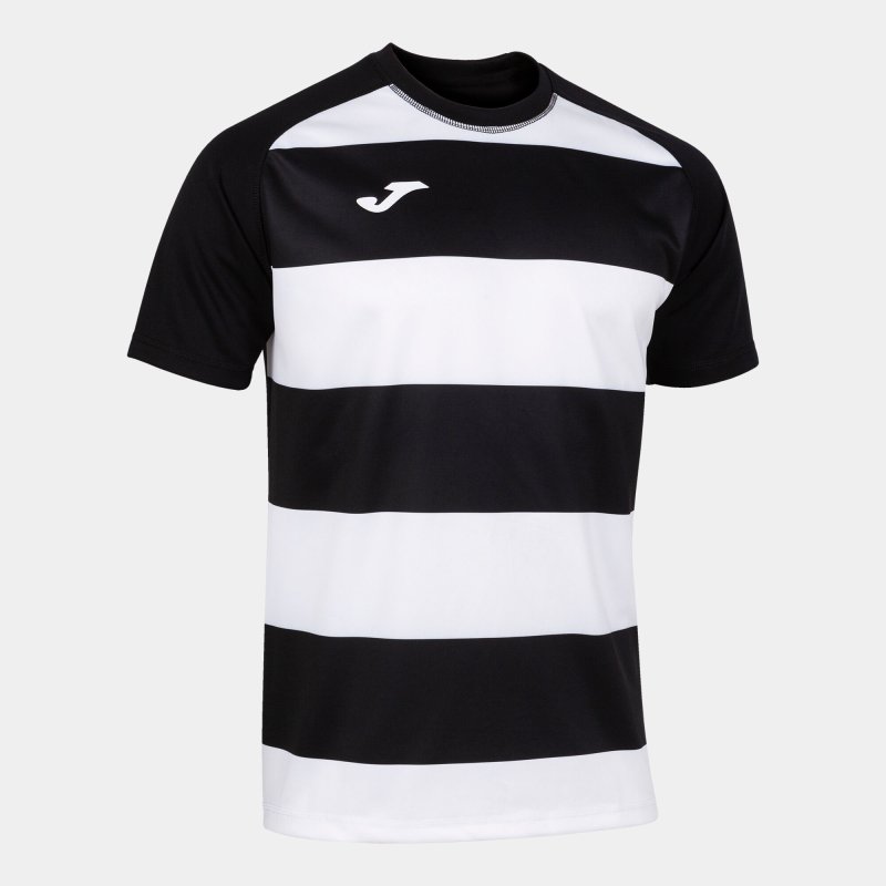 JOMA PRORUGBY II SHORT SLEEVE T-SHIRT BLACK WHITE