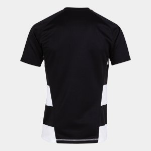 JOMA PRORUGBY II SHORT SLEEVE T-SHIRT BLACK WHITE