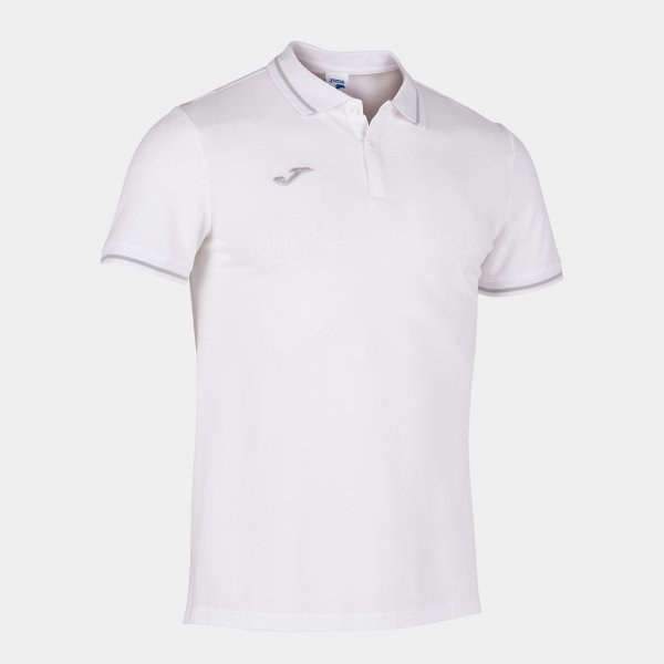 JOMA CONFORT II SHORT SLEEVE POLO WHITE