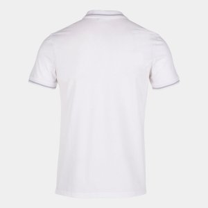 JOMA CONFORT II SHORT SLEEVE POLO WHITE