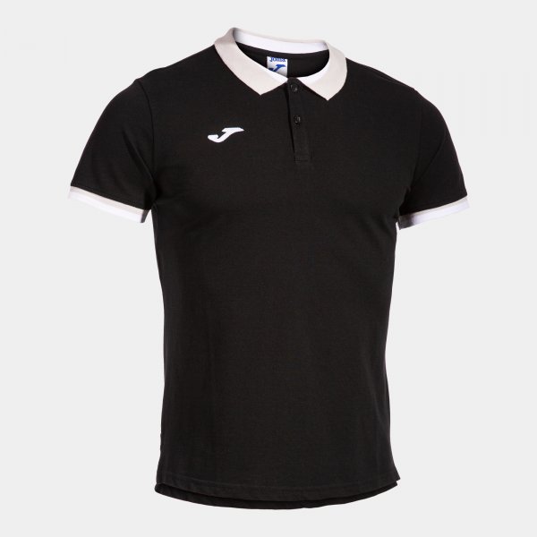 JOMA CONFORT II SHORT SLEEVE POLO BLACK