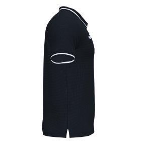 JOMA CONFORT II SHORT SLEEVE POLO BLACK
