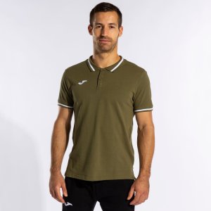 JOMA CONFORT II SHORT SLEEVE POLO KHAKI