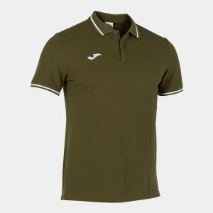 JOMA CONFORT II SHORT SLEEVE POLO KHAKI