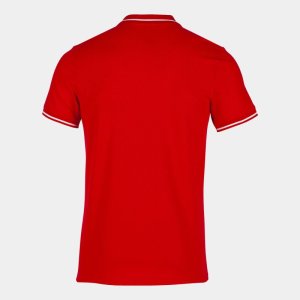 JOMA CONFORT II SHORT SLEEVE POLO RED