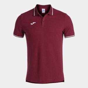 JOMA CONFORT II SHORT SLEEVE POLO BURGUNDY