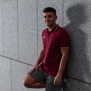 JOMA CONFORT II SHORT SLEEVE POLO BURGUNDY