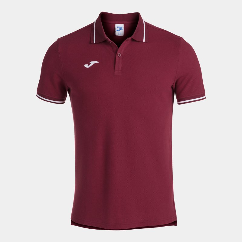 JOMA CONFORT II SHORT SLEEVE POLO BURGUNDY
