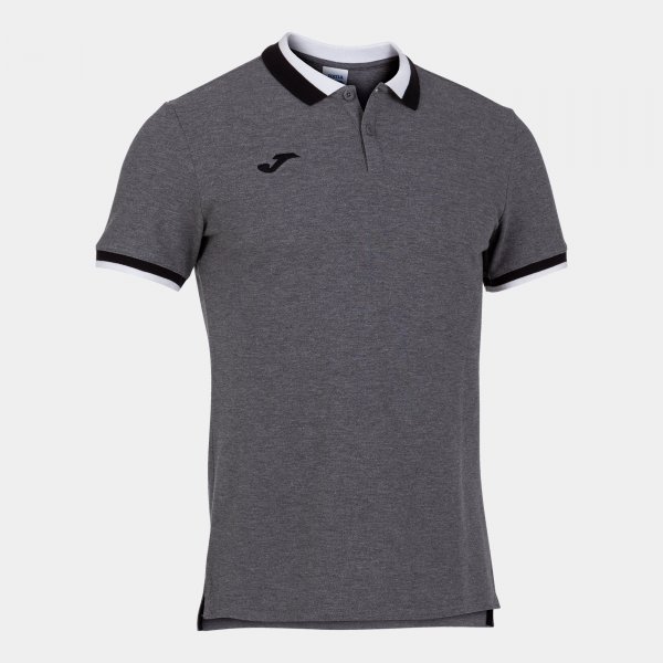 JOMA CONFORT II SHORT SLEEVE POLO MELANGE GREY