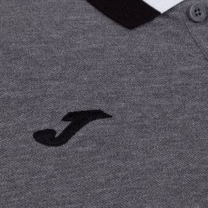 JOMA CONFORT II SHORT SLEEVE POLO MELANGE GREY