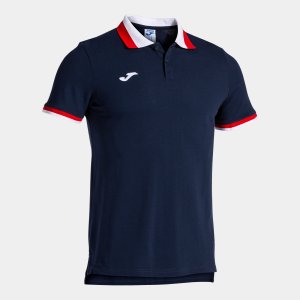 JOMA CONFORT II SHORT SLEEVE POLO NAVY