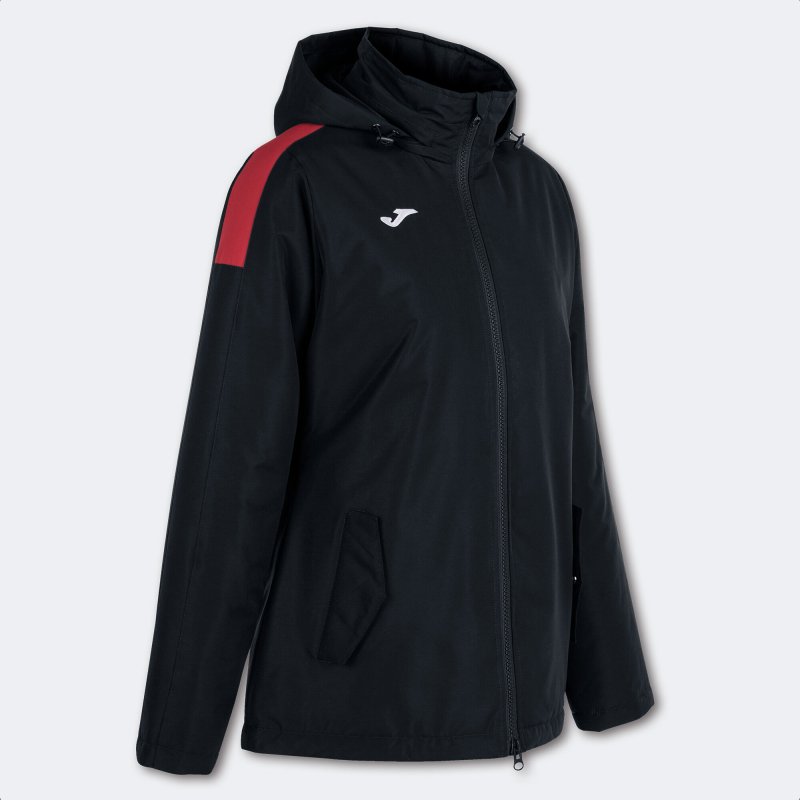 JOMA TRIVOR ANORAK BLACK RED