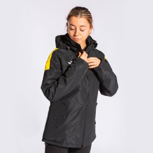 JOMA TRIVOR ANORAK BLACK YELLOW