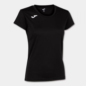 JOMA RECORD II SHORT SLEEVE T-SHIRT BLACK