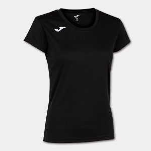 JOMA RECORD II SHORT SLEEVE T-SHIRT BLACK