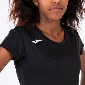 JOMA RECORD II SHORT SLEEVE T-SHIRT BLACK