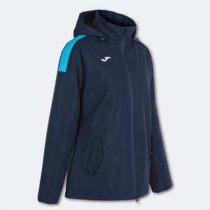 JOMA TRIVOR ANORAK NAVY FLUOR TURQUOISE