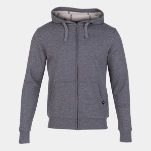 JOMA JUNGLE ZIP-UP HOODIE MELANGE GREY