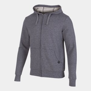 JOMA JUNGLE ZIP-UP HOODIE MELANGE GREY