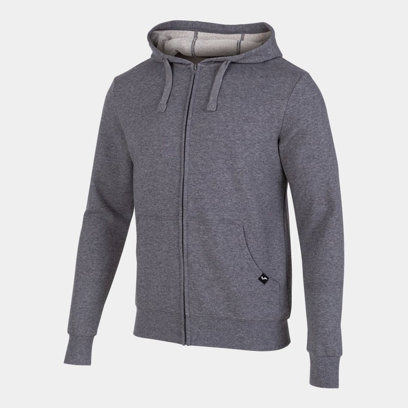 JOMA JUNGLE ZIP-UP HOODIE MELANGE GREY