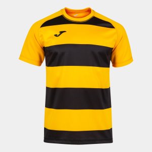 JOMA PRORUGBY II SHORT SLEEVE T-SHIRT AMBER BLACK