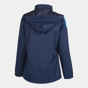 JOMA TRIVOR RAINCOAT NAVY FLUOR TURQUOISE