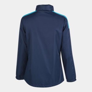 JOMA TRIVOR RAINCOAT NAVY FLUOR TURQUOISE