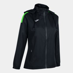 JOMA TRIVOR RAINCOAT BLACK FLUOR GREEN
