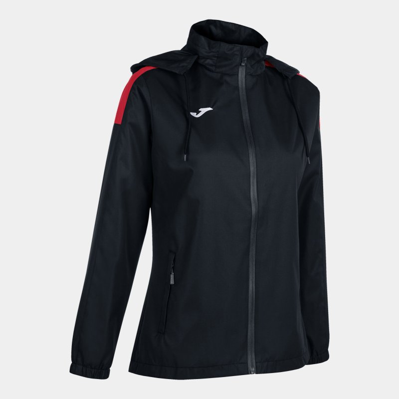 JOMA TRIVOR RAINCOAT BLACK RED