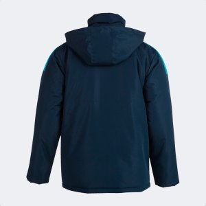JOMA TRIVOR ANORAK NAVY FLUOR TURQUOISE