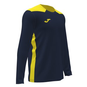 JOMA CHAMPIONSHIP VI LONG SLEEVE T-SHIRT NAVY FLUOR YELLOW